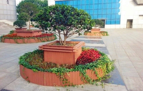 塑木花箱